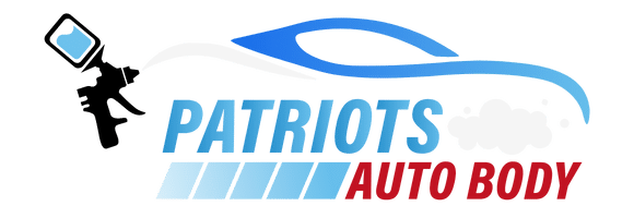 Patriots Auto Body logo. Best auto body repair services in Lowell, MA.